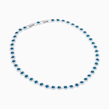 2020 Fashion Jewelry SWA New ANGELIC Necklace Exquisite And Charming Blue Crysta - £55.93 GBP