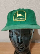 Louisville Mfg John Deere 70s 1980s Vtg Corduroy Patch Trucker Farm Hat Cap - £51.27 GBP