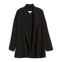 NWT Womens Size Small Tommy Bahama Black Joy Reversible Open Front Jacket - £62.82 GBP