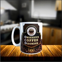 HUMOR - O.C.D. - Obsessive Coffee Disorder - 11oz Coffee Mug [H72] - £10.41 GBP
