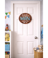 Rustic Farmhouse Wood Nursery Sign – “Little Man Cave” - $39.99