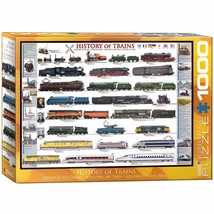 EuroGraphics History of Trains 1000 Piece Puzzle, 6000-0251 - $15.54