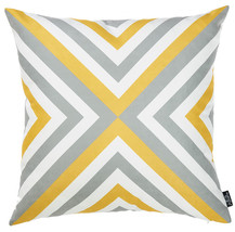 18" Gray and White Throw Pillow Cover - $1,210.54 MXN