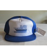 NEW Vintage Hanes Sample Hat Cap Alaska Marine Charters Poly Cotton Cool... - £26.27 GBP