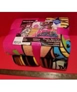 Monster High Plush Blanket 62&quot; x 90&quot; Super Soft Pink Polyester Bed Cover... - £22.41 GBP