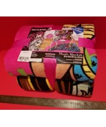 Monster High Plush Blanket 62&quot; x 90&quot; Super Soft Pink Polyester Bed Cover... - $38.78 CAD
