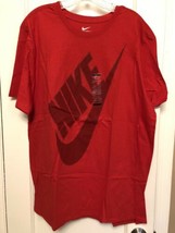 NIKE Men&#39;s Tee Logo T Shirt Graphic Swoosh ATHLETIC CUT SZ SMALL &amp; LARGE... - $18.99