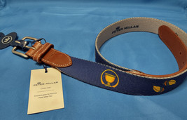 Peter Millar Navy Trophy Feathers SIZE 30 Youth Belt BRAND NEW W/TAGS - $69.30