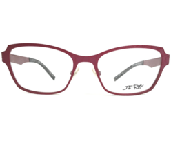 JF Rey Eyeglasses Frames JF2602 8888 Purplish Red Reptile Skin Print 55-18-130 - £102.05 GBP