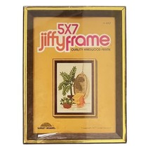 Sunset Design 1977 Jiffy Frame 5 x 7 Hardwood Frame F-57GT New Sealed Vtg READ - $13.75