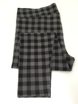 George Plus Basic Leggings Checkered Gray and Black Size 2X - $9.00