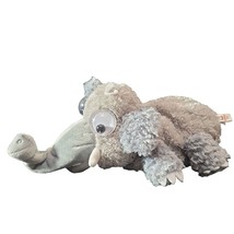 Gray Elephant Googly Eyes Plush Hand Puppet Manhattan Toy Company 12 in Stuffed - £19.25 GBP