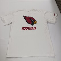 Nike Arizona Cardinals Football NFL Men's White Logo Graphic T-Shirt Size Medium image 11