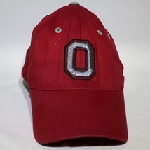 Ohio State University Buckeyes OSU Fitted Hat Stretch Flex Fit Red Big Ten Cap - £5.46 GBP