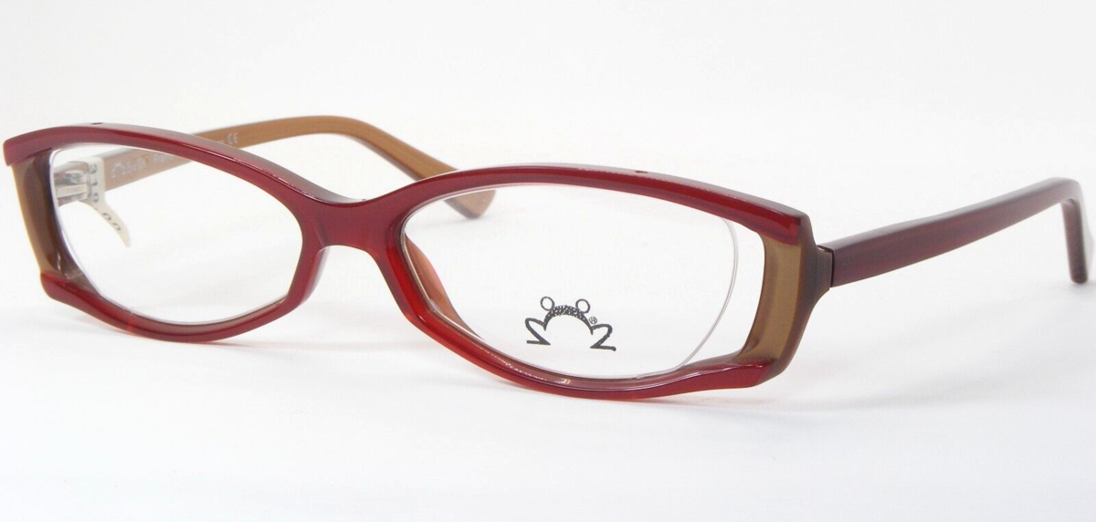 Eye&#39; Dc V431 003 Rouge / Caramel Lunettes Monture Eyedc 50-15-135mm France - $95.88