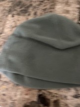 Microfleece Sage Green Military Cap Air Force Cold Weather gear Polartec - $13.79