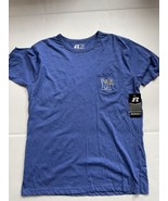 University Of Memphis Tigers Russell Mens Blue Pocket Shirt NWT Size Large - $29.22