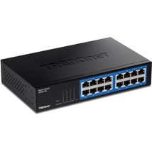 TRENDnet 16-Port Gigabit Desktop Switch, TEG-S17D, 16 x Gigabit RJ-45 Ports, 32G - £94.12 GBP