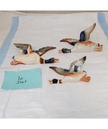 Vintage Lot of 3 Flying Duck Wall Ornaments - £11.83 GBP