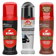 Kiwi Instant Shoe Polish 3 Pack Black + Select Black + Brown 2.5oz Each ... - $33.03 CAD
