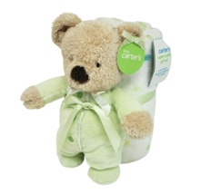 New W/ Tag Carter's Gift Set Teddy Bear + Security Blanket Stuffed Animal Plush - $75.05