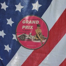 1963 Vintage Style 6th Annual Los Angeles Times Grand Prix Fantasy Enamel Sign - £98.29 GBP