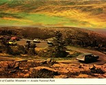 Vtg Cartolina 1960s Summit Di Cadillac Mountain At Tramonto Acadia Nazio... - £5.59 GBP