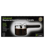 Cafe-Brew Collection 4 Cup Universal Glass Espresso Replacement Carafe, ... - $25.56 CAD
