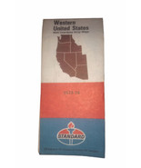 Standard Oil Company Vintage 1973-74 Western United States Map - £3.84 GBP