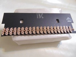 Inc International Concepts Rose Gold-Tone Crystal Leaf Choker Necklace T146 $29 - £9.94 GBP