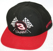 Vintage 90s Dale Earnhardt #3 Intimidator Nutmeg Snapback Hat Cap Nascar Racing - £15.50 GBP