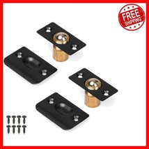 Durable Black Closet Door Ball Catch - 2 Pack for Home and Kitchen Use - $17.81