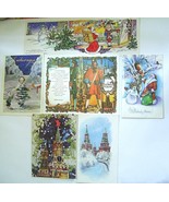 Soviet vintage postcards. New Year. Collectible postcards. USSR. Soviet ... - $21.00