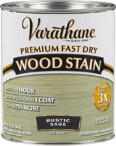 297426 Premium Fast Dry Wood Stain, Rustic Sage, 32 Oz, Quart - $31.26