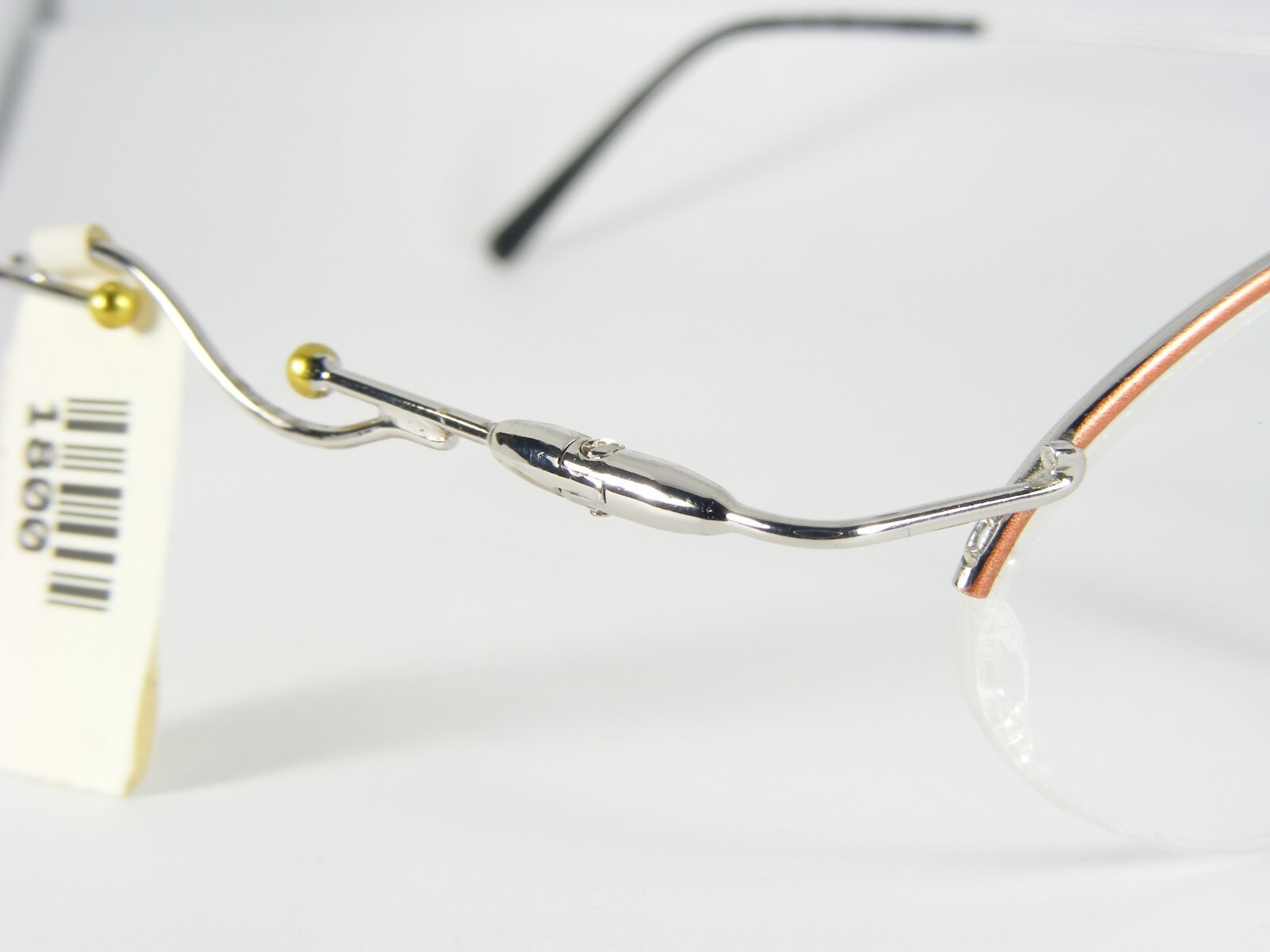Vintage Dolce Vita Par Casanova DV-36 05 Orange/Argent Lunettes 45-19-140mm Item image 6