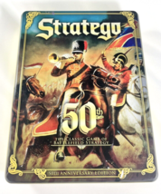STRATEGO 50th Anniversary Edition Strategy Board Game 2011 3D Special Tin Box - £22.14 GBP