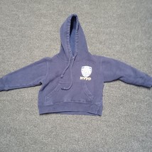 NYPD Police Hoodie Youth XS 2/4 Blue Pullover Sweater - £18.46 GBP