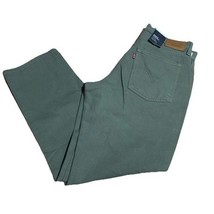 Levi&#39;s Wedgie Straight Jeans High Rise Snug Hip Thigh Olive Green Size 3... - $844.42 MXN