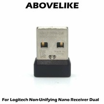 USB Nano Receiver Dongl AdapterC-U0010 Dual For Logitech Wireless Mouse Keyboard - £8.69 GBP