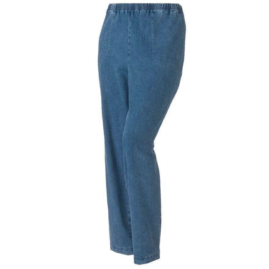 Primary image for Croft & Barrow Pull-on Tapered-Leg Jeans Women's Size: 1XL Short Blue