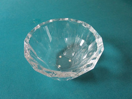 ORREFORS CRYSTAL ROUND HONEYCOMB FACETED DESIGN SIGNED HEAVY RARE - $143.55