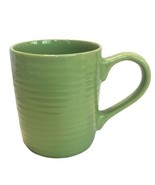 Royal Norfolk Ribbed Lime Green Coffee Cup Mug Greenbrier Inc. No Chips/... - $16.61