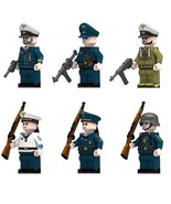 6pcs WW2 German Navy U-boat Commander Obermaat Gefreiter Minifigures Min... - €16,31 EUR 6pcs WW2 German Navy U-boat Commander Obermaat Gefreiter Minifigures Min... - €16,31 EUR