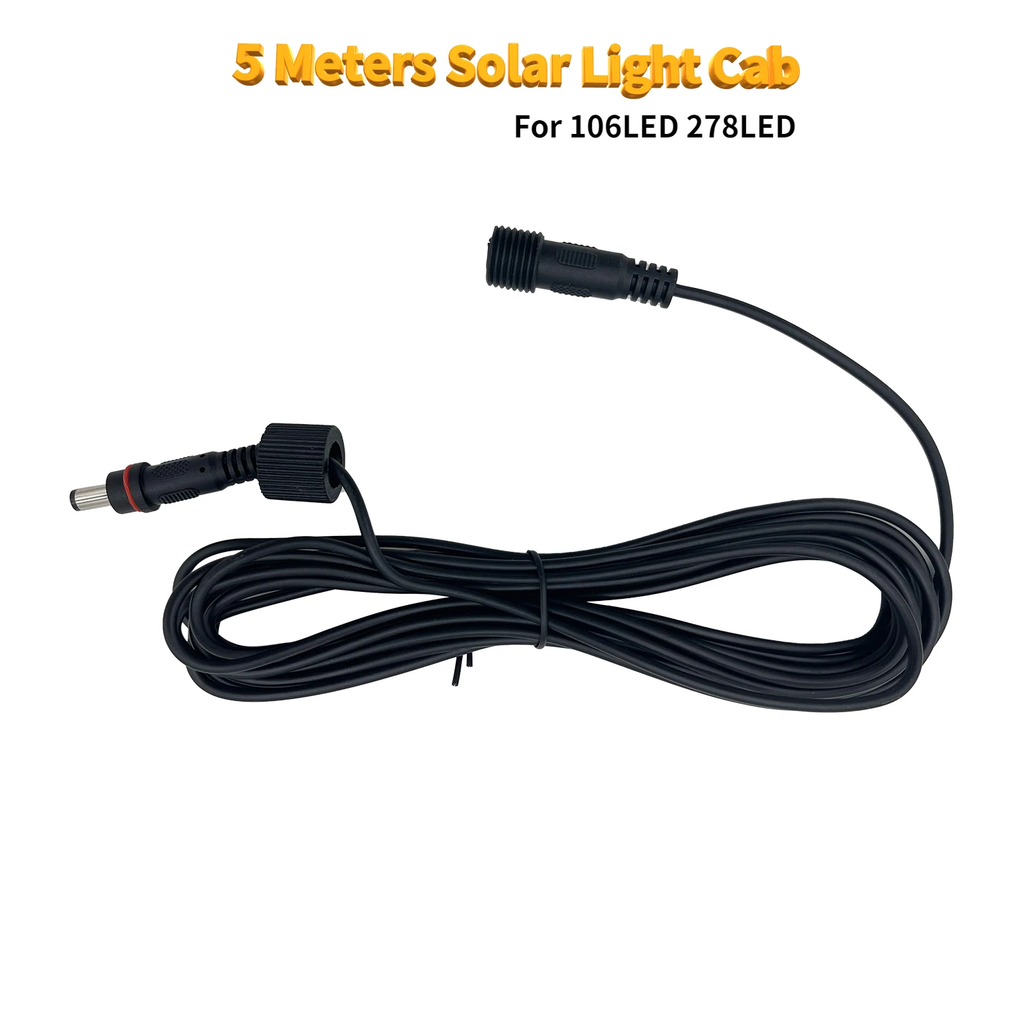 5 Meters Solar Light Cable for 106Led 278Led Fast Links, Infinite Extens... - £49.65 GBP