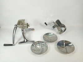 Vintage MAGIC HOSTESS Combination Deluxe Meat Grinder and Salad Chef Slicer - £19.64 GBP