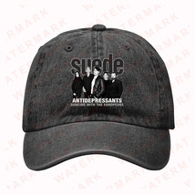 SUEDE ANTIDEPRESSANTS DANCING WITH THE EUROPEANS TOUR 2026 Denim Hat Cap - $30.00