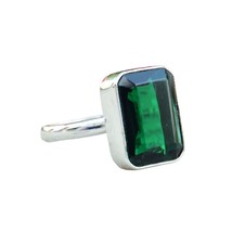 Chrome Diopside Gemstone 925 Silver Ring Handmade Jewelry Ring All Size For Girl - £8.08 GBP