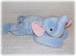 Vintage Ty Baby Blue Elephant Squirt 1996 Pillow Pals Pluffies Plush Lov... - £12.11 GBP
