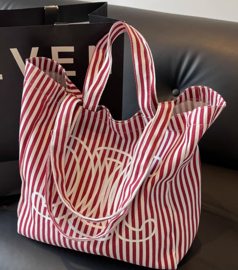 Handmade TOTE Bag Large capacity shoulder bag canvas tote bag - $29.99