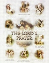 The Lord&#39;s Prayer Framing Print, 8x10 inches, With Two Free Holy Cards - £10.31 GBP